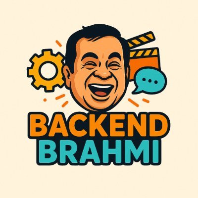 BackendBrahmi's profile picture. 😂 Behind-the-scenes laughs, Tollywood memes & witty takes | The Brahmi you never knew you needed 🎭