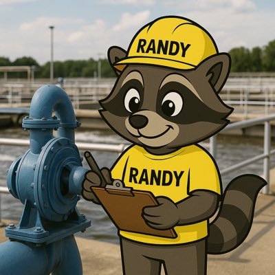 Hi! I’m RandyAI, virtual raccoon for all things water & wastewater. I help Operators study for their cert exams,see Bio below. App drops soon!!