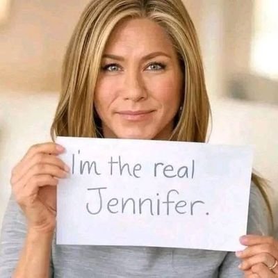 Backup account of Jennifer Aniston beware of imposters. Love y'all 🎶 😊