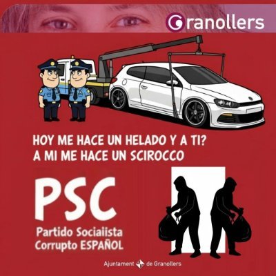 Si quieres saber lo que hace el PSC de Granollers con el dinero de todos entra en https://t.co/KNMgio3Gq9
Entra, investiga y si te indigna comparte