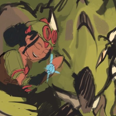 HI! I’m Zoey! just a rider and her monstie trying to figure out what to do… (Monster hunter AU RPG account) MDI 🔞