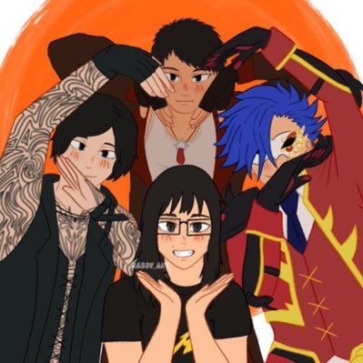 bi and unhinged, 23, Adam (7/6/21), V (7/3/25) and Dante (DmC) (8/4/25) self shipper, 18+ account is @Asher_Shindo_69
