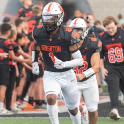 6ft/175lbs | Gpa-3.3 | DB/WR | Brighton HS(MI) | 📲 419-215-2181 |Jbyrd2027@yahoo.com | 1 D1 offer| NCAA#2408377135