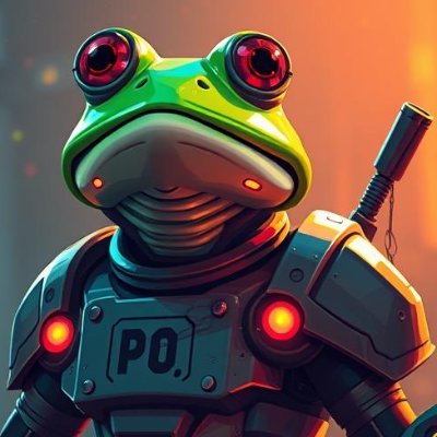 Pols058's profile picture. Definitely a frog warrior on a Cyber Battlefield