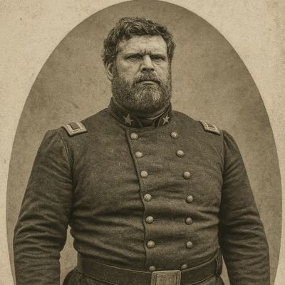 Major Ted Karras of the 513th Ohio Regiment. Parody