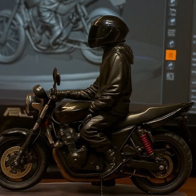 福岡CB400sf 149cm カエルタンクにつけて走ってます☺  フォロバ目的🙅🏻‍♀️