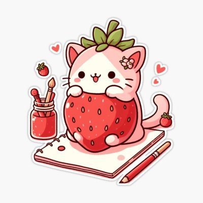 red_strawcat's profile picture. acad commissions ≽^• ˕ •^≼