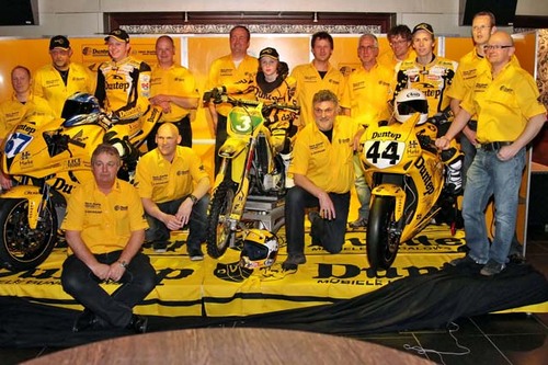 DuntepRacing's profile picture. Duntep Racing team heeft als doelstelling een coureur met een competatieve motorfiets mee te kunnen strijden voor de ONK titel.