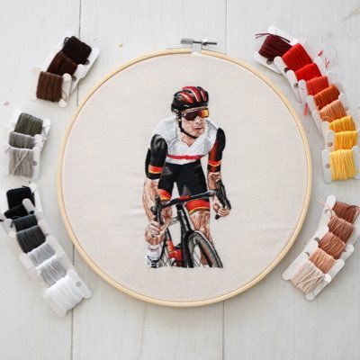 RacingStitches's profile picture. Embroidery & Watercolour Artist | Commissions Open Posting about sport in no particular order 🇦🇺 🏇🏻🚴🏼‍♂️🏎️ 🎾🏏
