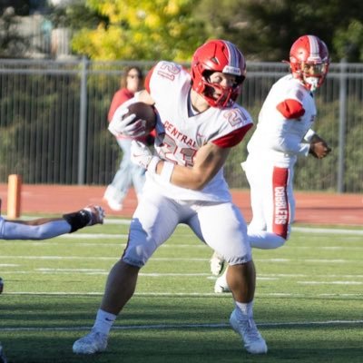 {RC Cobblers 26'} {5'11 208 RB/LB} {2x Team Captain} {All-State} {All-Conference} {#4 RB/LB in SD} {3.72 gpa} {36.3 VJ} {275 BP} {430 SQ} {280 PC} (605)981-8290