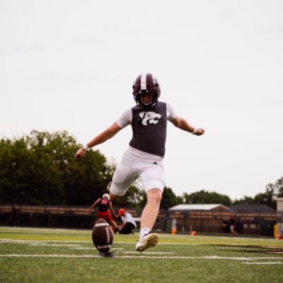 SamwilsonK1's profile picture. K/CB/WR 5’11 175 | Class of 2026 | Callisburg, Texas | (605-228-9392) | samwilson003@yahoo.com | HUDL- https://t.co/ev81d8qRaH