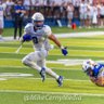 cashlew2's profile picture. C/O 2027 | Rockhurst | 5'9" | 185 lbs | 3.0 GPA | FB - WR/RB/SS | 650 LB Deadlift | 33” vertical | 4.57 electronic 40 | 54" Box Jump HC kdonohoe@rockhursths.edu