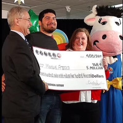 I’m Manuel Franco Wisconsin Powerball winner of $768,400,000