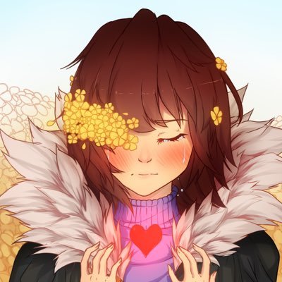 Independent portrayal of Flowerfell Frisk , parody, admin is over 18