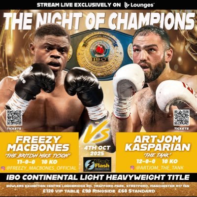 Chef and Professional boxer .. freezy Macbones