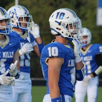 | 2027 | 5’11 175 | #10 | SLOT WR/FS/RET/ATH |4.69 40 | 34’4’ vertical | 4.12 shuttle | 6.75 L Drill | 9’9 broad jump| 3.1 GPA | Lake Mills Wi