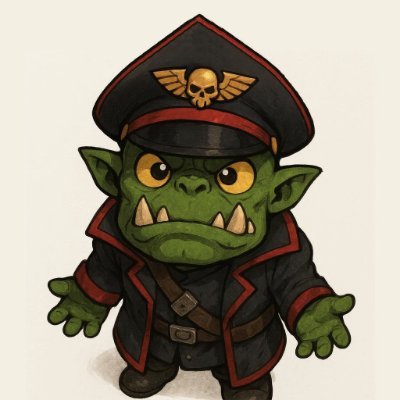 Excaladbolg's profile picture. NUMBA 2 FAN OF DA LEGEN'RY KOMMISSAR SEBASCHIN BALE-EYE YARRIKK!!!!