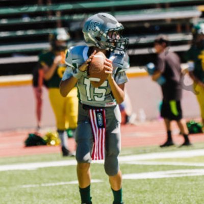 Ponderosa Bruin's QB1. c/o 29. 6.0 / 150. Football, Basketball, Track, Volleyball.