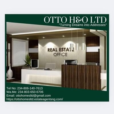 OTTO H&O LIMITED is a reputable real estate marketing company located in Abuja, Nigeria with an impressive track record spanning 19 years.