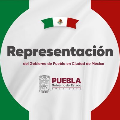 Cuenta Oficial de la Oficina de Representación del Gobierno de Puebla en la Ciudad de México 2024 - 2030