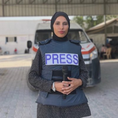 The media Farah Hassan A field journalist from northern Gaza Gaza_Palestine Deliver the truth from the heart of pain 💔🇵🇸