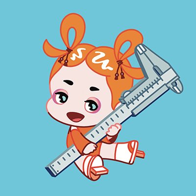 Xのみなさんこんにちは! わたしは測定器ノギスの精