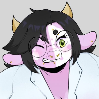 Will | 30 | Fat agender who draws. In love with a wide cat girl, @honeystepss 💜 and a smol raccoon @jbwocky9 💙
