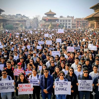 GENzRevolutionX's profile picture. आफ्नो दलका ठूला पदका भ्रष्टाचारीलाई बचाएर अरु दलको मात्र आलोचनामा समय खेर फाल्ने गनगने बाख्रा चोरहरु देशमा रहुञ्जेल नयाँदलबाट पनि देश सुधारिने आशा गरिन सकिन्दैन