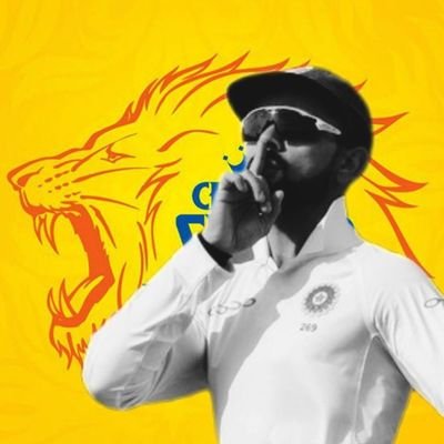 Not impersonating anyone. Fan account. Not affiliated.
Kohli | Dhoni | CSK.