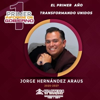 Presidente municipal de Cuautepec de Hinojosa.
#UnidosTransformaremos