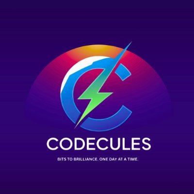 Codecules's profile picture. From bits ➝ brilliance, one day at a time
⚡ 45 Days of Code Challenge 
🔥 Live Daily at 9PM @codecules
📖 Documenting my coding journey on Youtube
