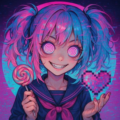 Candy__BUG's profile picture. 🍭 Welcome to CANDYBUG 🪩 あま〜い毒で脳を溶かし、ノイズでバグらせる実験室。 歌も絵も狂気まじりで発信中⚡ 聴いたら最後、夢にも現実にも侵食するよ。