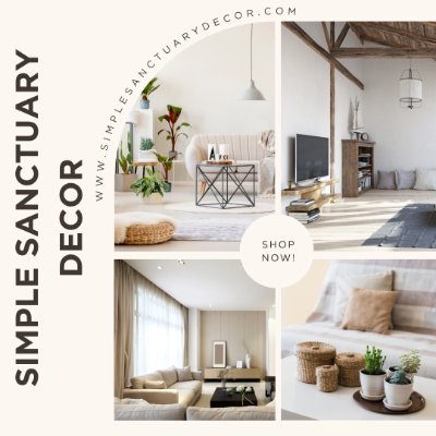 SimpleSancDecor's profile picture. Simple designs that bring lasting comfort and beauty.