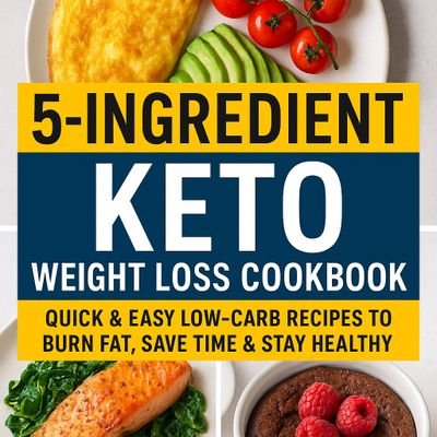 “Author of 5-Ingredient Keto Cookbook 🍳 Easy low-carb recipes for weight loss, meal prep, quick dinners & fat-burning meals #Keto #LowCarb”