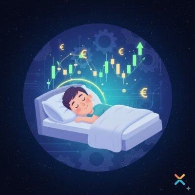 nekasegibu's profile picture. 【寝てる間に稼ぐ部】部長😴💤 夢は「パジャマで億り人」！
FXのEA（自動売買）で、寝坊しても口座が潤う生活を研究中🤖✨「チャート監視？それって美味しいの？」そんなあなたに捧ぐ、ズボラEA術や稼働報告を発信！
EA制作依頼も密かに受付中🤫
#FX自動売買 #寝て稼ぐ #パジャマで億り人 #EA開発 #ズボラ投資