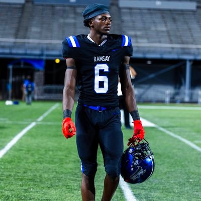 C/O 2027|6’2|176lb CB| 3.9 GPA|3 Sport athlete| 22.5 200meter| 10.8 100 meter| 50.8 400 meter| email: ringethan982@gmail.com|205-492-7464|@RamsayFootball