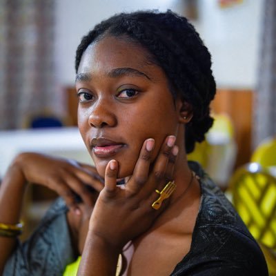 JoelleKinia's profile picture. Vidéaste congolaise et chargée de communication, spécialisée dans la communication institutionnelle.
