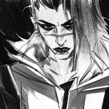 I am starving (for something that's real) — so I bite the hand that feeds (they all stole from me). #multiverse
/ protocol's tattoo artist ☯ !transfem fade.