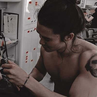 ⠀𝓘t's like gravity. Your whole center shifts. Suddenly, it's not the Earth holding you here. You would do anything, be anything 𝐡𝐞 needs. ᥫ᭡ @SeaDemonSon