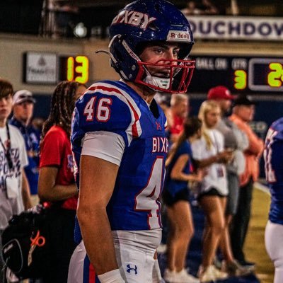 Bixby High School||C/O 27’||6’2 190||LB/TE/P||16 Years Old