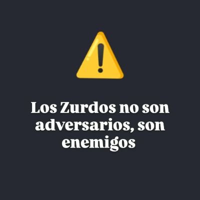 Luchando contra el comunismo maldito; ahora en Argentina. Kirchnerismo Nunca Más. VIVA la LIBERTAD CARAJO!