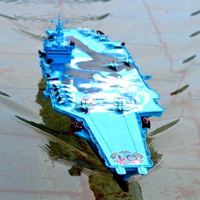 #ボカリミ クルー小物制作班/補助で動画の撮影もしています!/3Dプリンターなどで小道具作ってます! アイコンとヘッダーはめるのめる様 @MerunoMeru88 に描いていただいたイラストを使用した痛艦ラジコン船 本垢という名の雑多垢→@97sikikanko