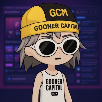 god, family, crypto. born again gooner.
GCM CTO w/ https://t.co/K0G3FCVrmQ
@GoonerCapitalX & @GCMsol
Bullish CCM & GCM
2EoUm2gEJXyh6V5TcweKB9bYirpMBfyRYyX7uSCnuqET