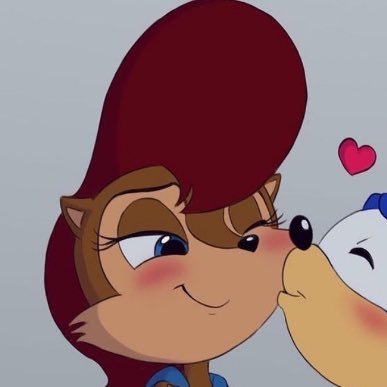 Hi im Sally acorn my brother is sonic the hedgehog and satAM sonic aka aosth sonic is my bf my kids are bluey and bingo I love cartoons and games