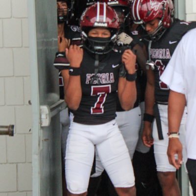 #AGTG | https://t.co/a33kzpcryG| Student-Athlete| CO’2027| WR/DB/ATH| 5’8| 150Ibs| Peoria High School| IL| email:kyironw2@icloud.com Contact:309-215-4758
