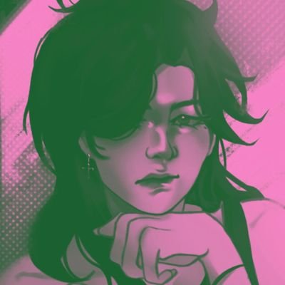 chailac_'s profile picture. 18 | self taught digital goober artist 
🌹 ora et labora.
❗multifandom - resident evil/arcane/jujutsukaisen
🔻website,shop,youtube