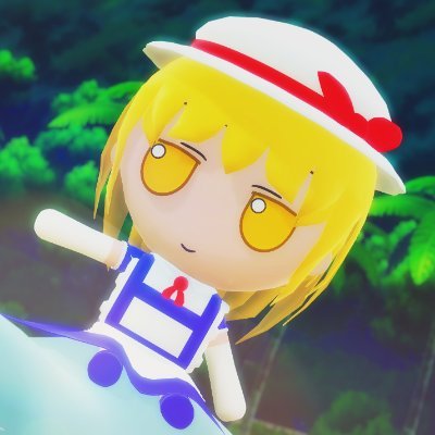 東方Win版・旧作・二次創作・非公式キャラの紙芝居動画やダンス動画作ってます
自分が作ったタグ→ #昔と今のMMD静止画を比べる
MMDer限定ディスコ鯖『#ほのぼのさんの揺りかご』鯖主。
ヘッダー画像は揺りかごメンバー(07/08/18自作)
https://t.co/hHXWnl0Dkg