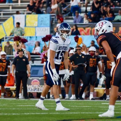 Newport Harbor High school Class 27’/ Football and lacrosse/ 3.5 GPA/ 5’11-165/WR-DB/ 949-531-3540/https://t.co/hi1cot9dID