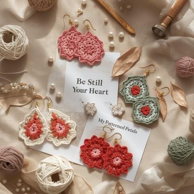 PetalsDesi92049's profile picture. 🌸 Crochet Patterns & Handmade Jewelry

🧶 Unique Floral-Inspired Creations

📥 Instant PDF Patterns | Shop & Create

✨ Making crochet fun & stylish
