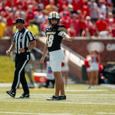 kicker @MizzouFootball | Dwyer Football alum
